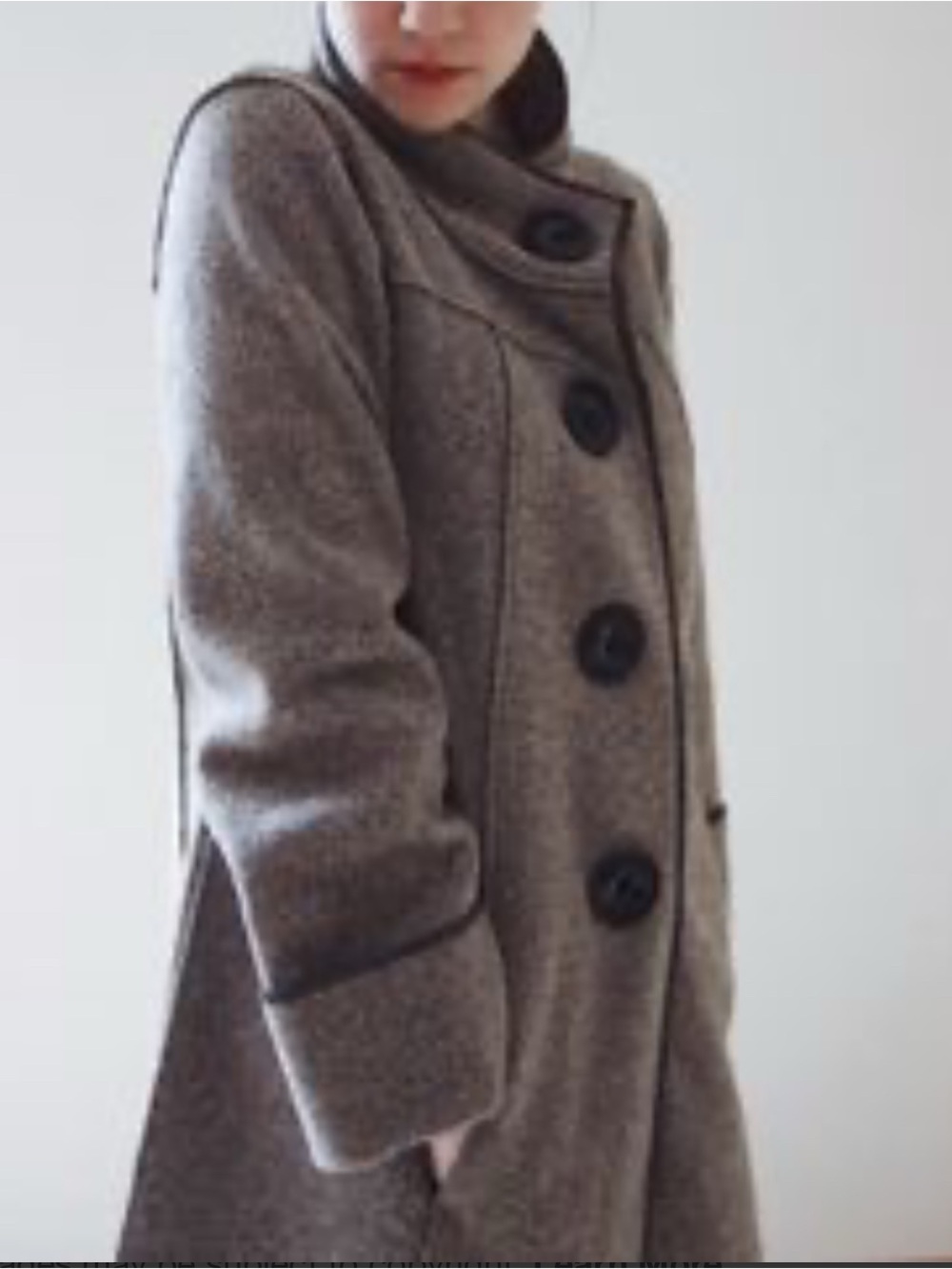 Janska Becka Fleece long Coat women’s small retro Style # 39537 lightweight